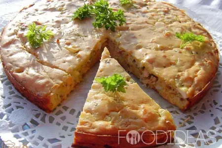 Пирог с рыбой: рецепт с фото пошагово в духовке