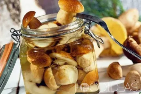 Маринованные белые грибы: рецепт на зиму с уксусом