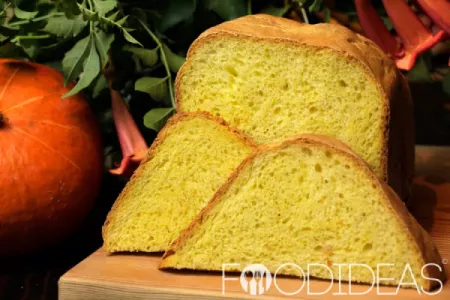 Тыквенный хлеб в хлебопечке