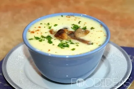 Суп-пюре из белых грибов