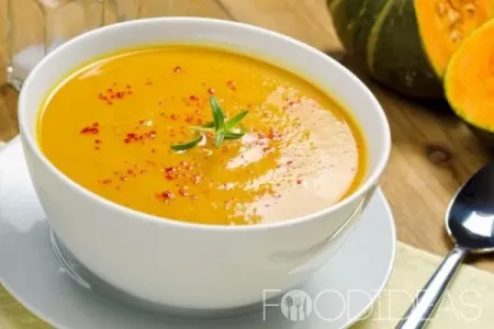 Тыквенный суп-пюре с сыром