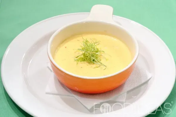 Сырный суп пюре