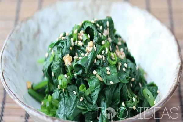 Салат из шпината по-корейски: рецепт с фото