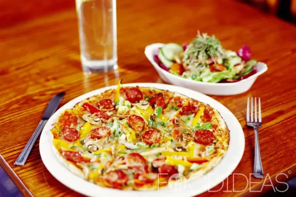 Диетическая пицца из тонкого лаваша рецепт с фото