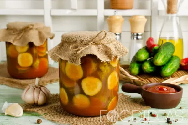 Огурцы в томатной заливке с томатной пастой на зиму: рецепты с фото с томатной пастой