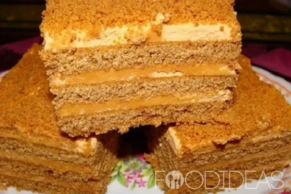 Ингредиенты для «Медовый торт в мультиварке»: